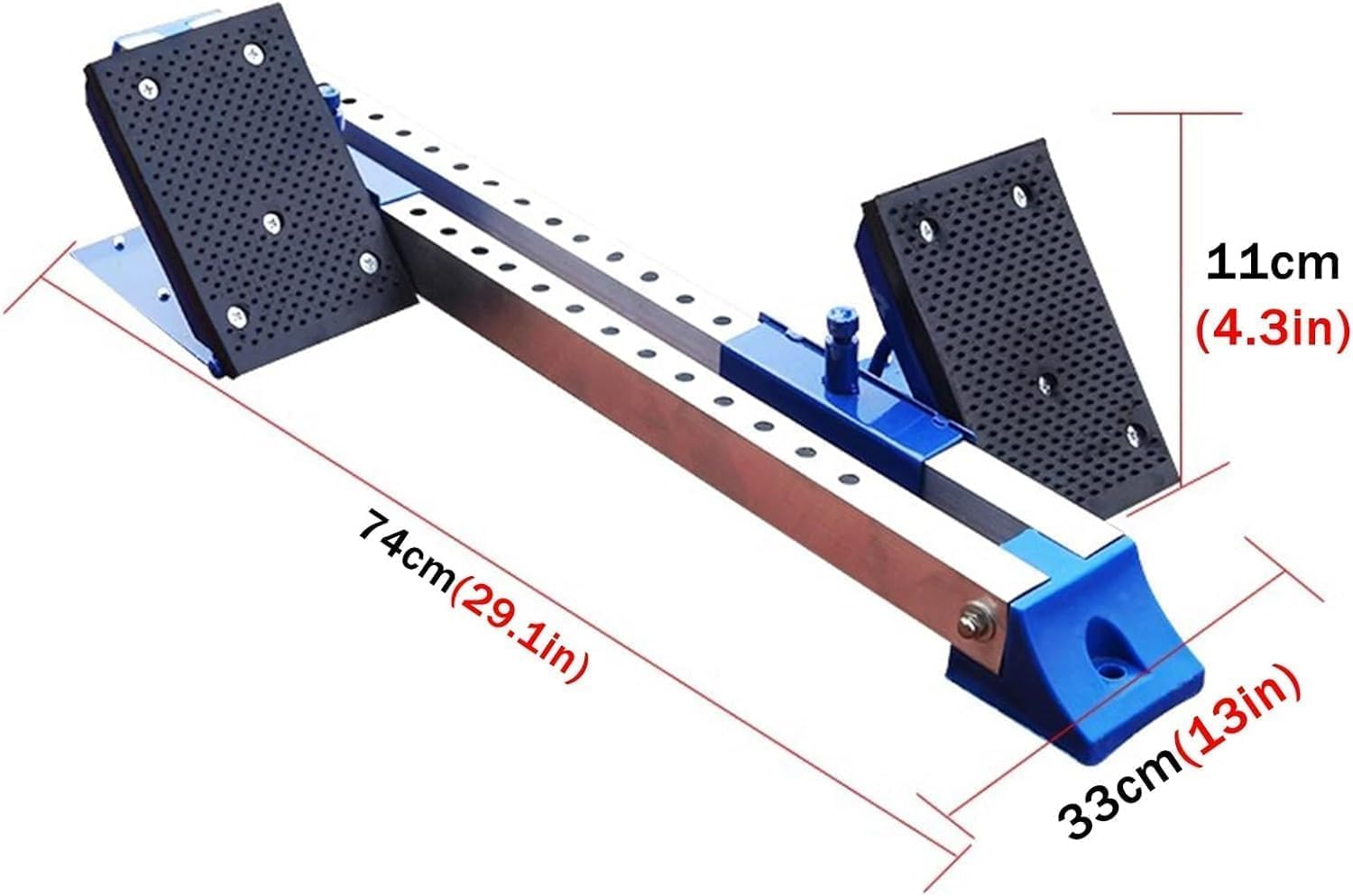 Adjustable Starting Block Track and Field - 21 Rear/Front & 6 Pedal Angle Adjustments, Aluminum Alloy Ground-Mount Track Starting Blocks for Sprinters, Runners, Plastic Runway/Cinder Track