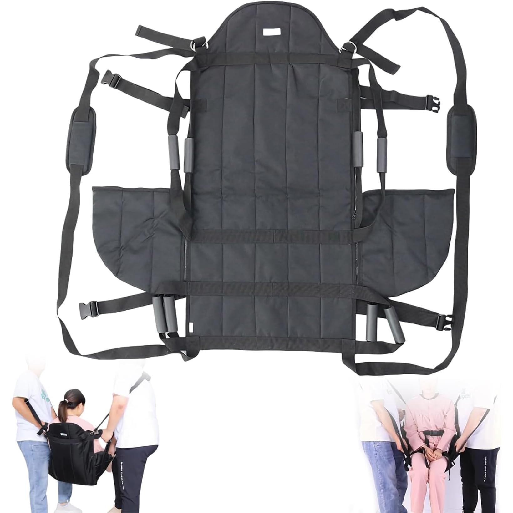 Mobility - Correa de transferencia para silla de ruedas, ayuda de elevación para personas mayores, correa de hombro para todo el cuerpo, ayuda de pie (M)