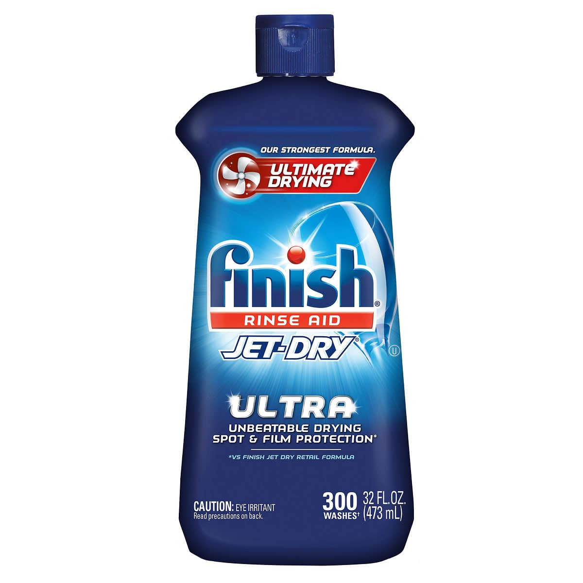 Rinse AID Jet-Dry Ultra 300 Washes 32 FL OZ (946ml)