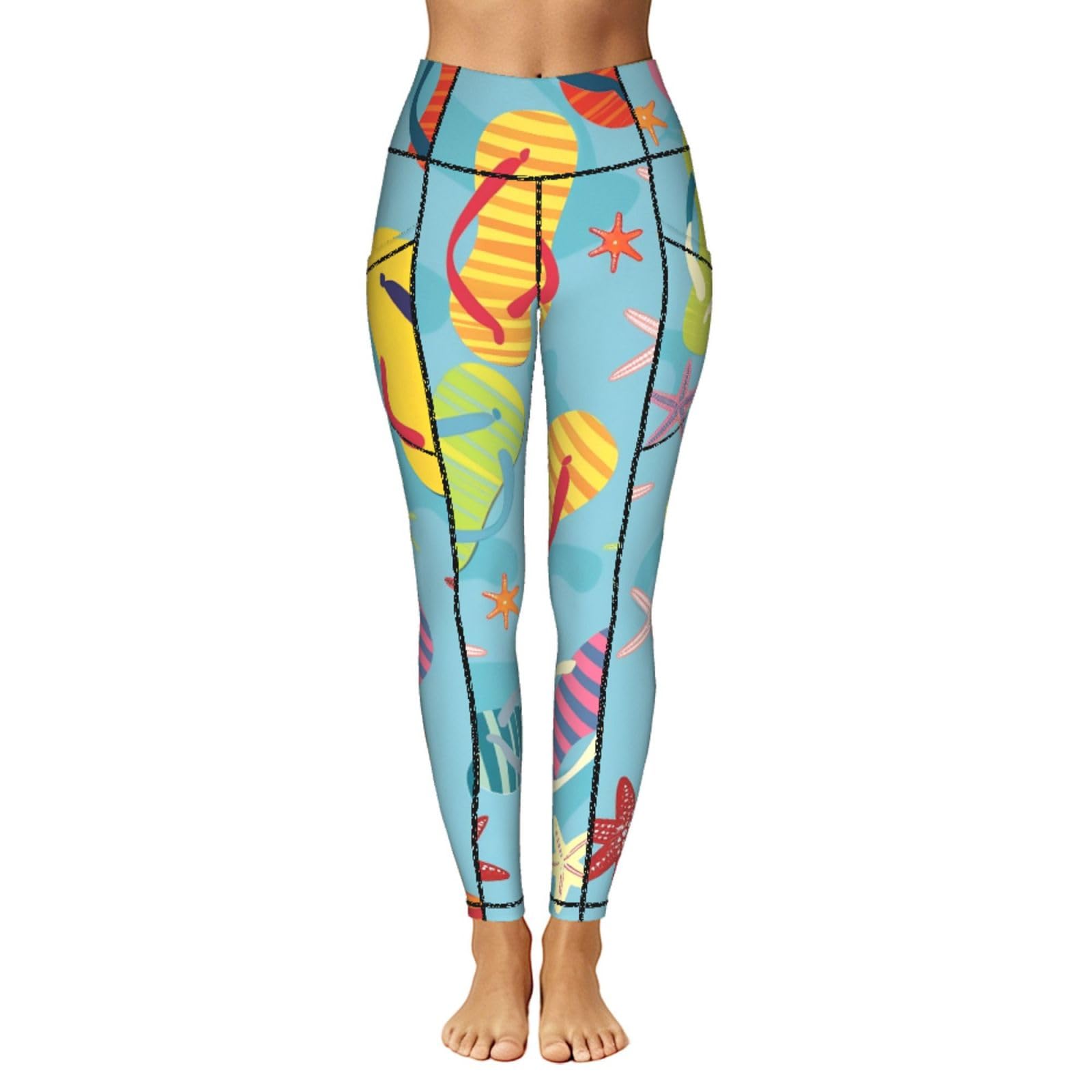 Mexpekil Leggings para mujer UK con bolsillos S-4XL