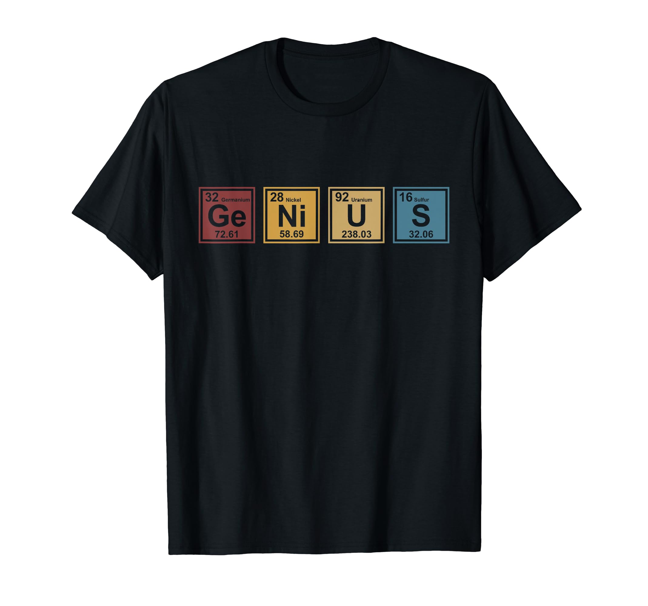Chimica Scienza Puns I Chimico Genius Tavola Periodica Maglietta