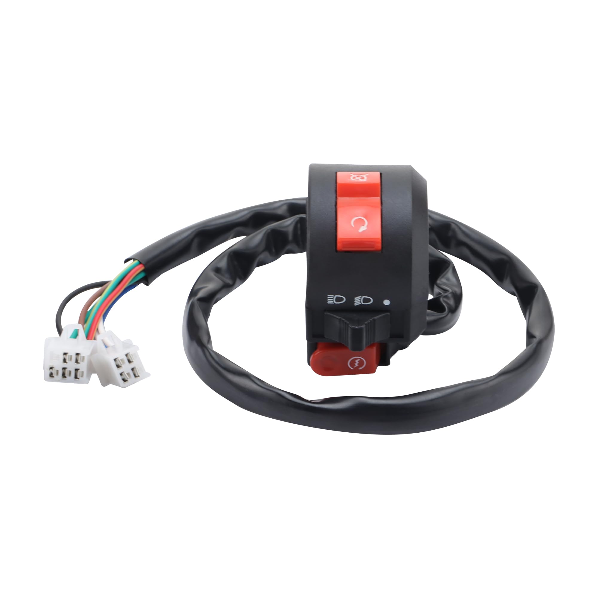 Interrupteur Starter Kill Light Pour Quad 50cc à 125cc - Noir - Universel - Neuf