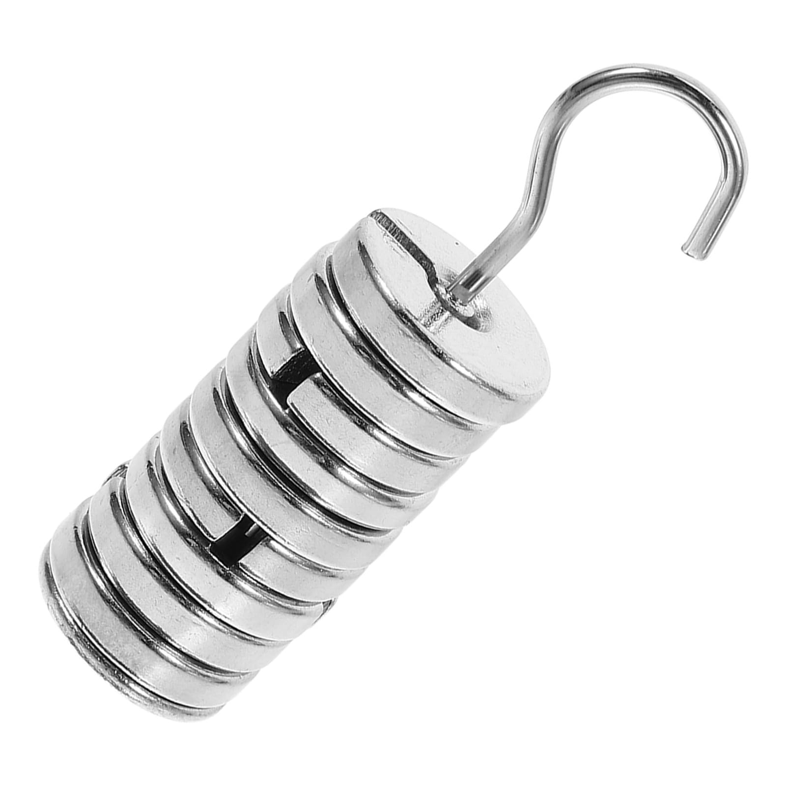 KICHOUSE Jeu de Poids Métalliques à Fentes en Fer Chromé pour Laboratoire, Calibration Précise et Équilibrage, Ensemble 9 Pièces Argenté, pour Production Artisanale