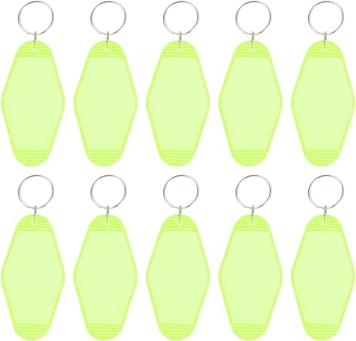 Vista 77 de PATIKIL Vintage Motel Llavero, en blanco Hotel Llaveros Llaveros