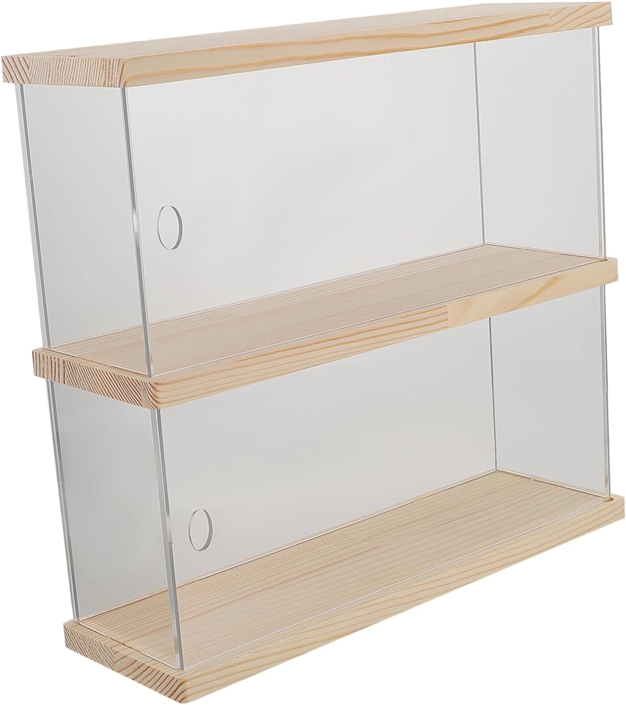 Smooth Surface Acrylic Display Box Collectible Display to Assemble and Disassemble