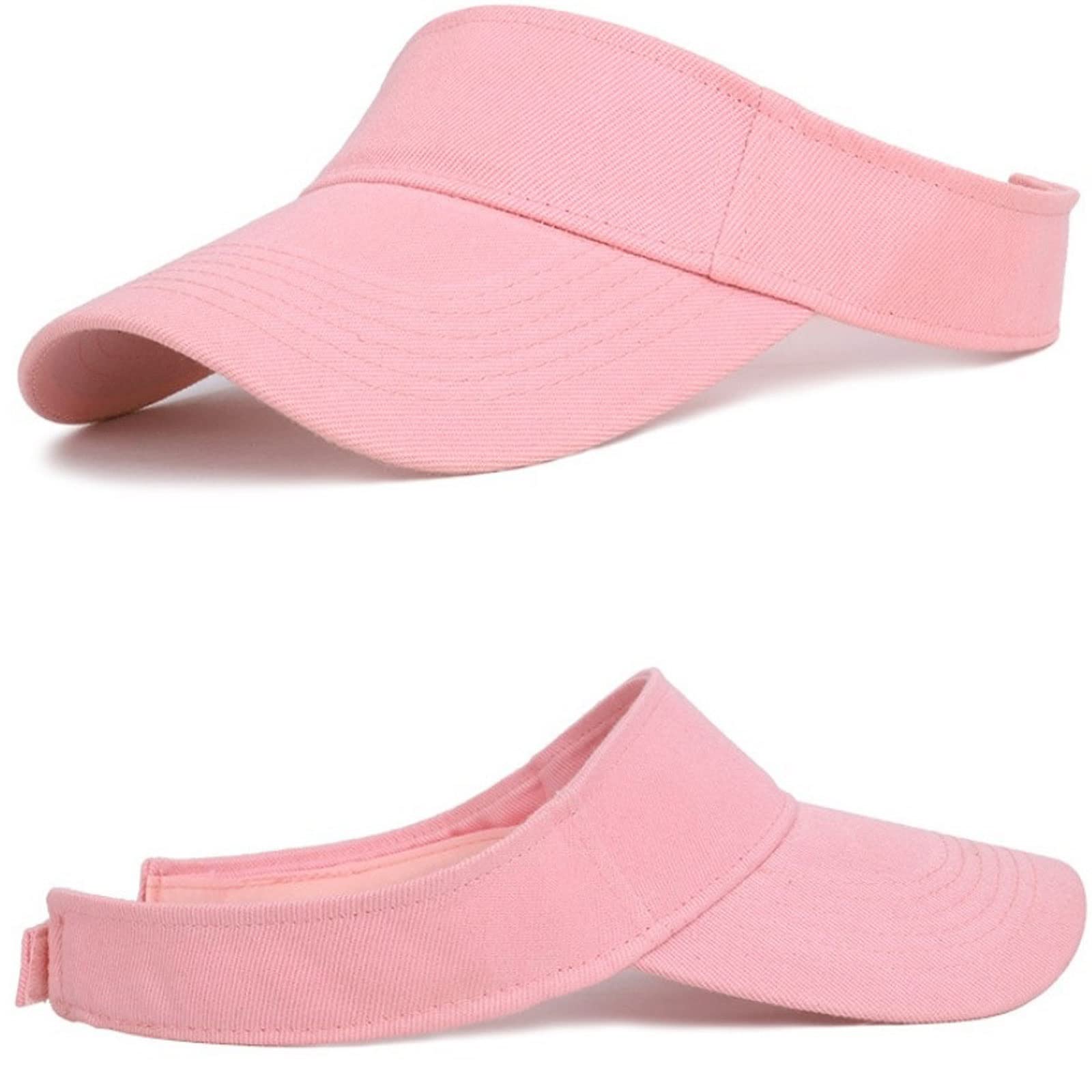 Sombreros de sol para hombre y hombre, gorra deportiva de primavera y verano, gorra de sol ajustable de algodón, visera de protección, parte superior vacía para tenis, correr, protección