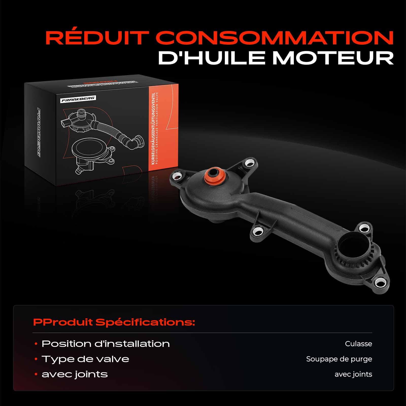 Frankberg Séparateur D'Eau D'Huile Compatible avec Série 3 Cabriolet E46 Série 3 Coupé E46 Z3 Coupé E36 Z3 R.o.a.d.s.t.e.r E36 Z4 Coupé E86 Z4 R.o.a.d.s.t.e.r E85 Remplacer# 11157840446