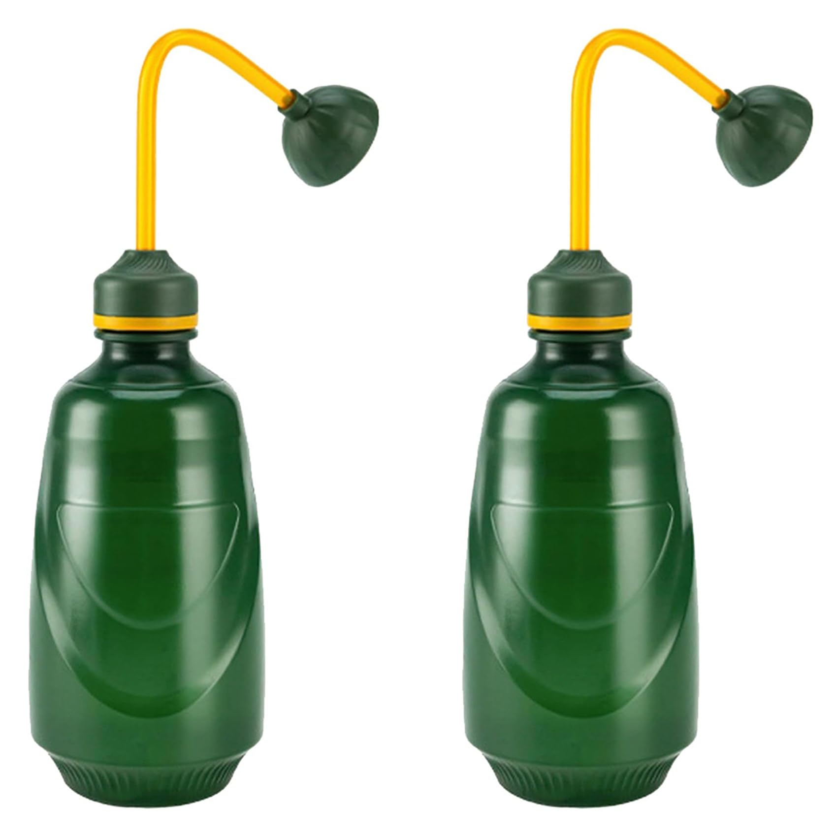 Rersduyt 2X Watering Can for Seedlings, Small Watering Can for House Plant Garden Flower 0.45L Green