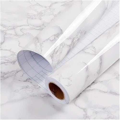 Rollo de papel con estilo mĂĄrmol granito grisblanco para encimera muebles de cocina es renovado grueso impermeable PVC extraĂble resistente a las