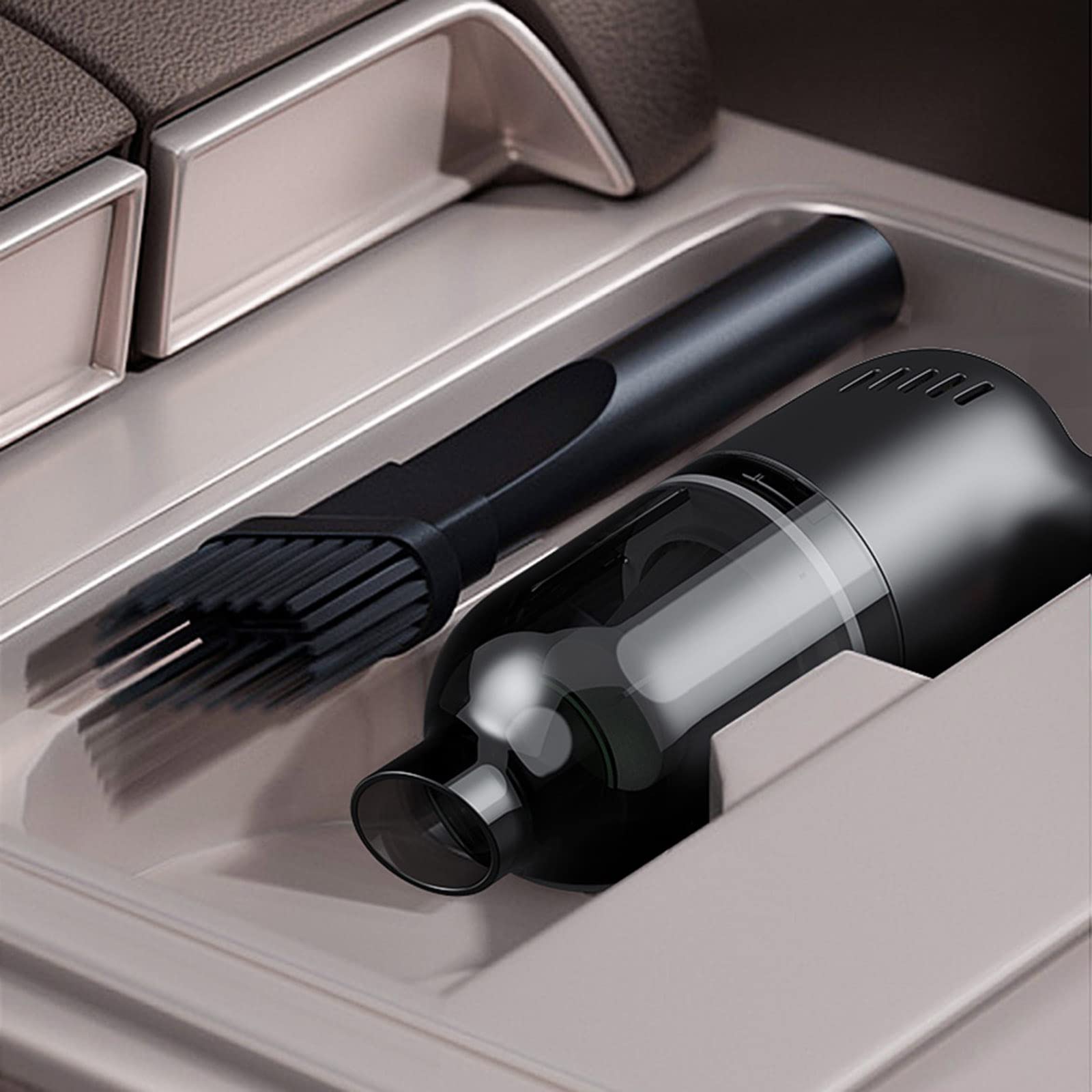 Aspirabriciole-Senza-Fili 9000Pa Aspirapolvere-Auto, Aspirapolvere Portatile e a Carica Rapida per Fessure, Pulitore Tastiera Animali Domestici e Spazi Ristretti