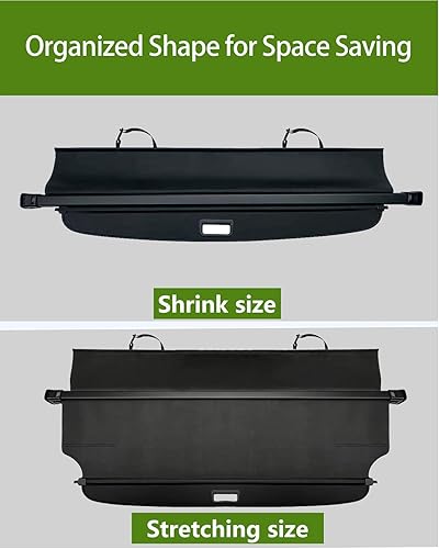Miniatura 24 de Cubierta de carga para Toyota RAV4 2013-2018, cubierta retráctil impermeable mejorada para maletero de Toyota, cubierta trasera resistente a