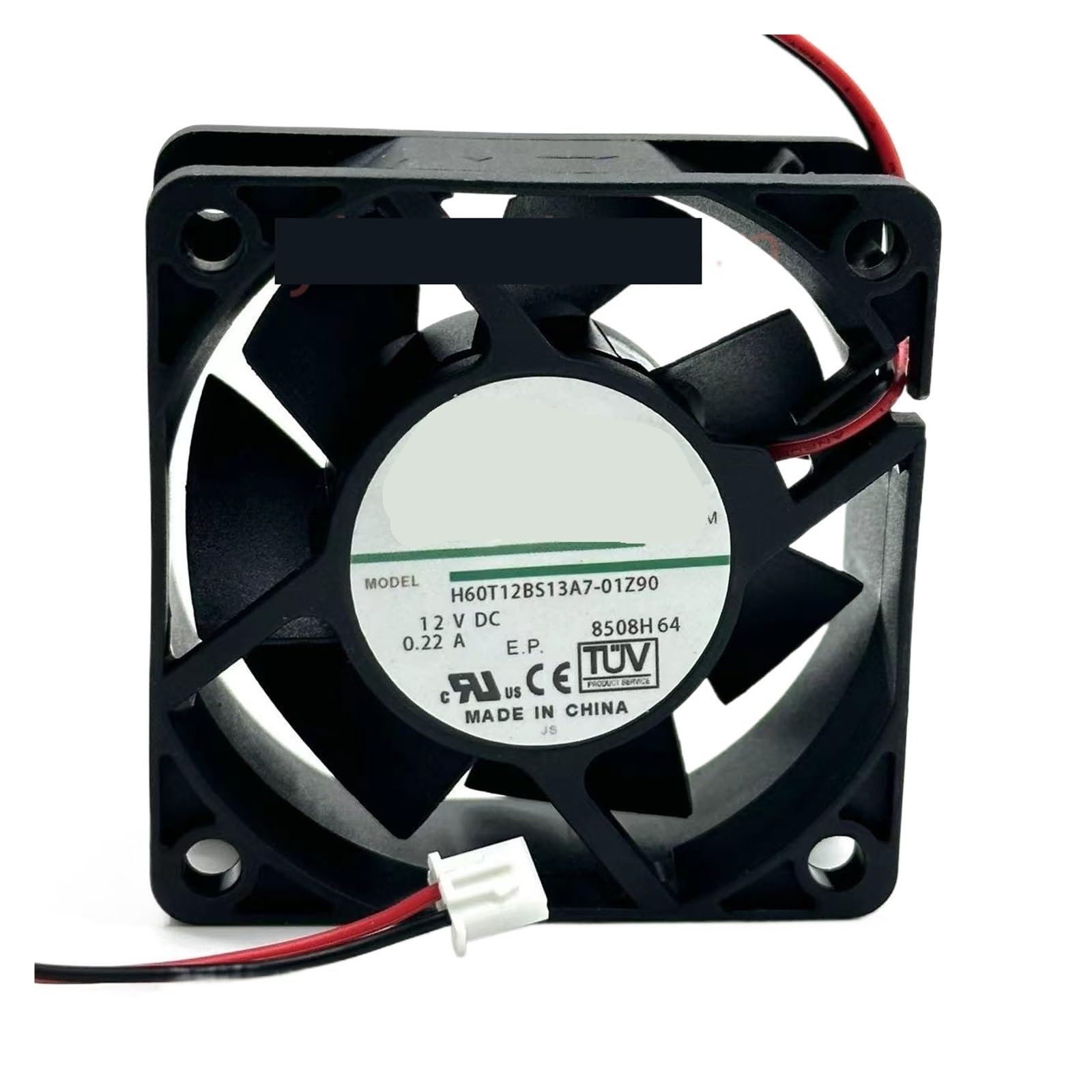 WEUSANXPL H60T12BS13A7-01Z09 DC 12V 0.22A 60x60x25mm 2-Wire Server Cooling Fan