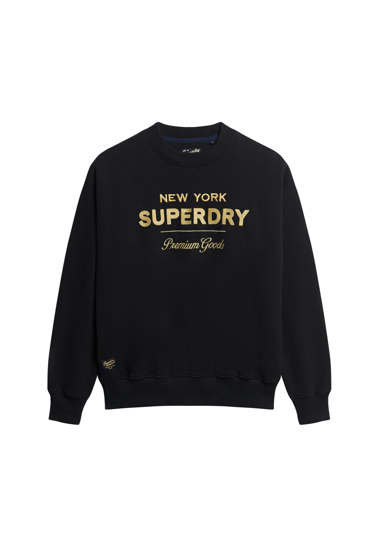 Superdry Noir Sweatshirt Woman Luxe Metallic
