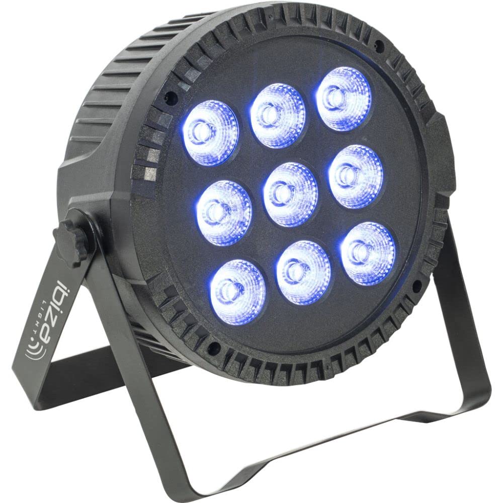 Ibiza - Projecteur Par 9 LED RGBW 6W THINPAR-9X6W-RGBW