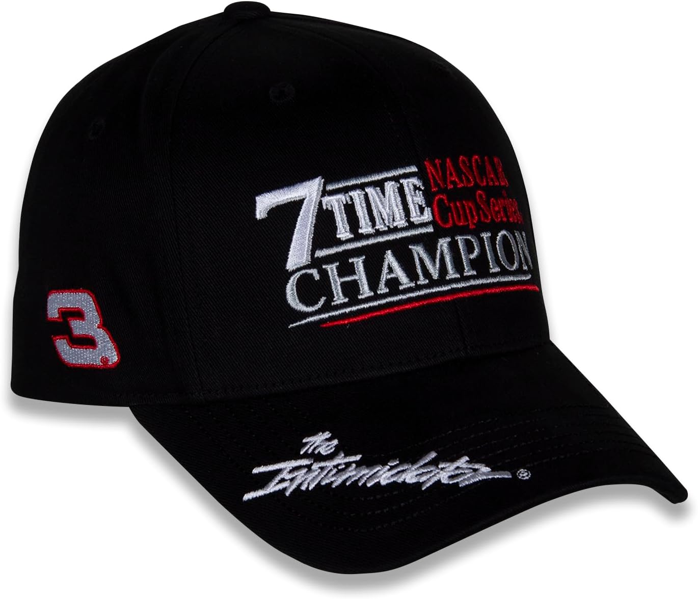 Dale Earnhardt Sr #3 NASCAR Intimidator Adult 7X Champion GM Goodwrench Hat Black - Image 7