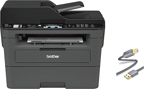 Brother MFC L26 Series Impresora láser monocromática compacta, todo en uno, 2400 x 600 ppp, 250 hojas, inalámbrica, impresión móvil, impresión