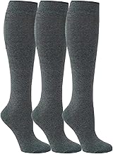 VEARZ® 3, 6 Pairs Kids Girls Knee High School Socks - Back to School Cotton Rich Fluffy Comfort Fit Uniform Long Socks Party Wear Knee Long Stockings For Girl's