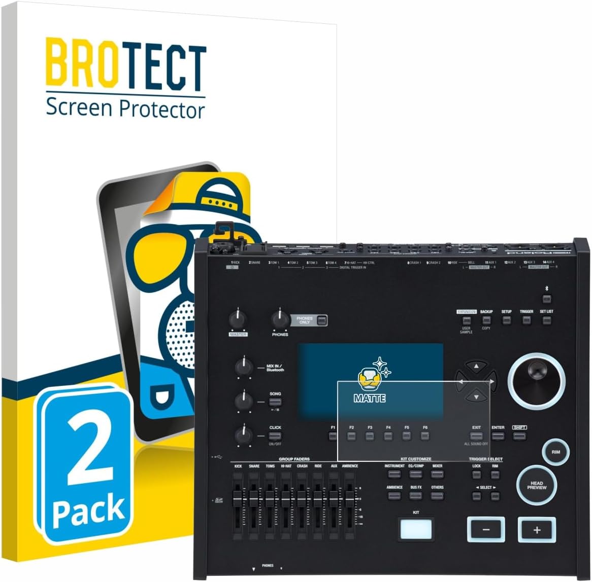brotect Screen Protector Anti-Glare Compatible with Roland V71 (2 Pack) Screen Protector Matte, Anti-Fingerprint Protection Film