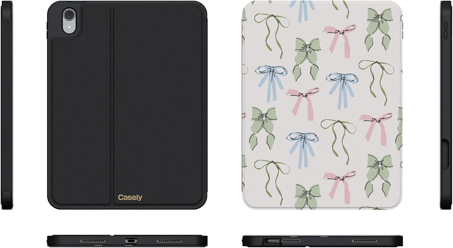 Casely iPad 10.9" (10th Gen / A16) Case | Whimsy Girlie | Pastel Bows