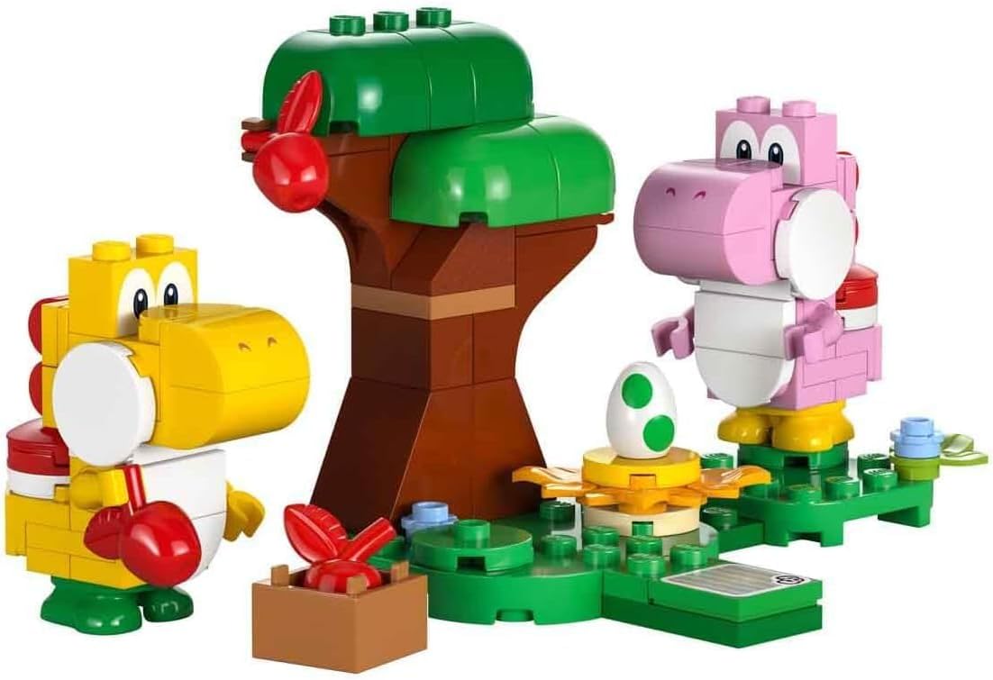 LEGO Ensemble d'Extension Forêt de Yoshi 71428 : Jeu créatif et amusant pour les fans de Super Mario (6+) - Description