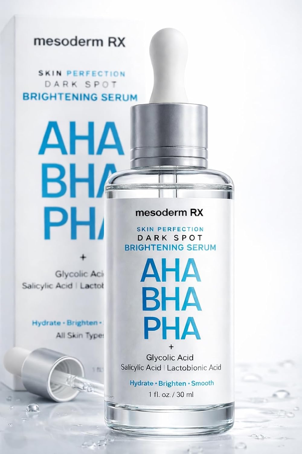 DARK SPOT Brightening Serum, Dark Spot Corrector for Uneven Skin and Pigment Spots- formulated with Glycolic, Salicylic, & PHA Exfoliating Acids - Tone-Evening Skin Brightener