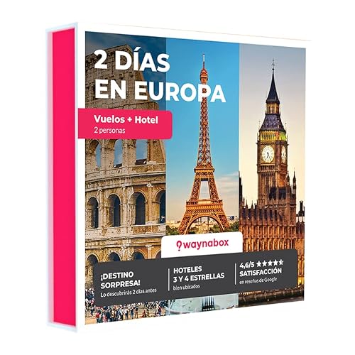 Caja Regalo - Viaje Sorpresa para Dos - Vuelos +
