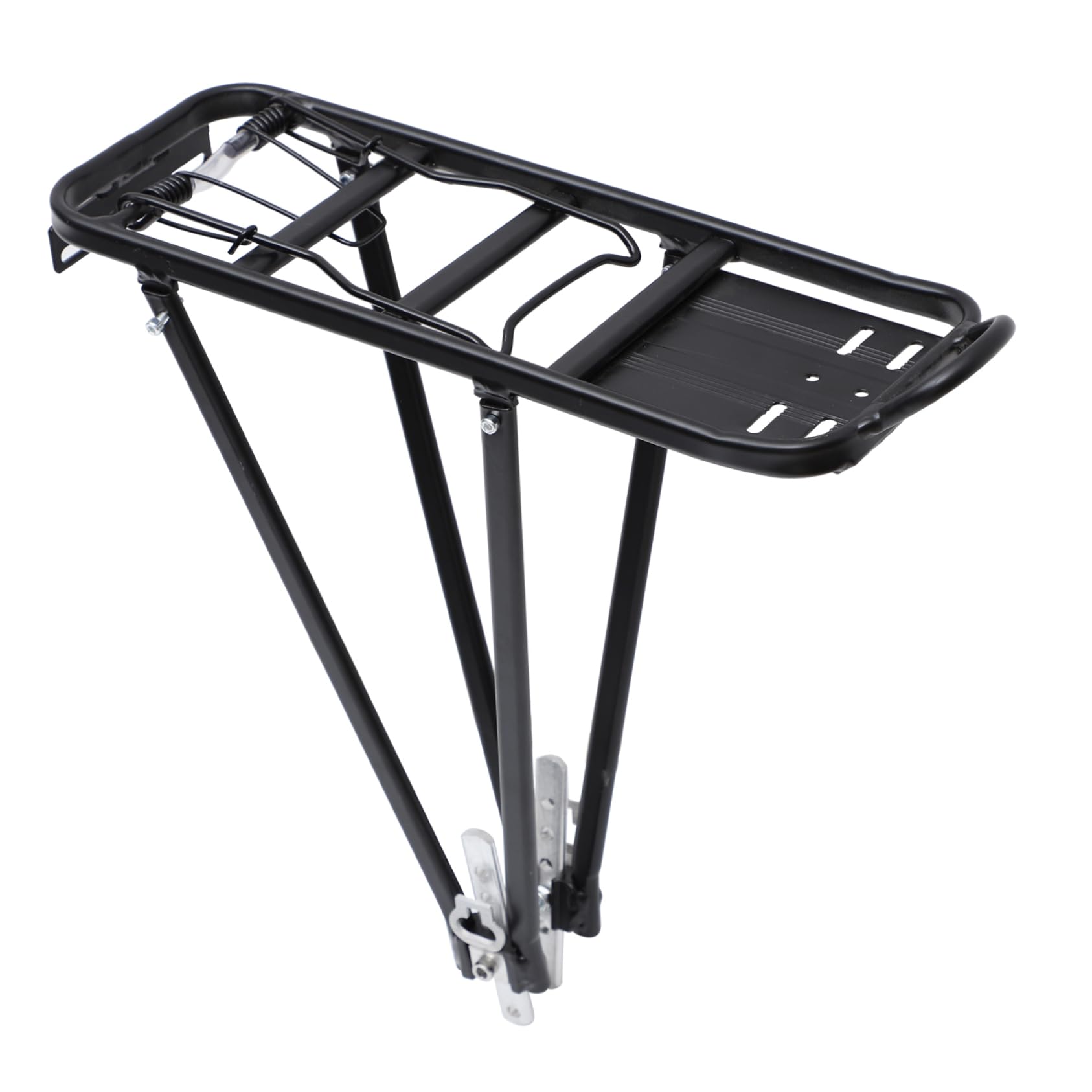 Milisten Bike Luggage Carrier Rear Rack Aluminum Alloy Stand/Dismount Compatible Bikes Rainproof