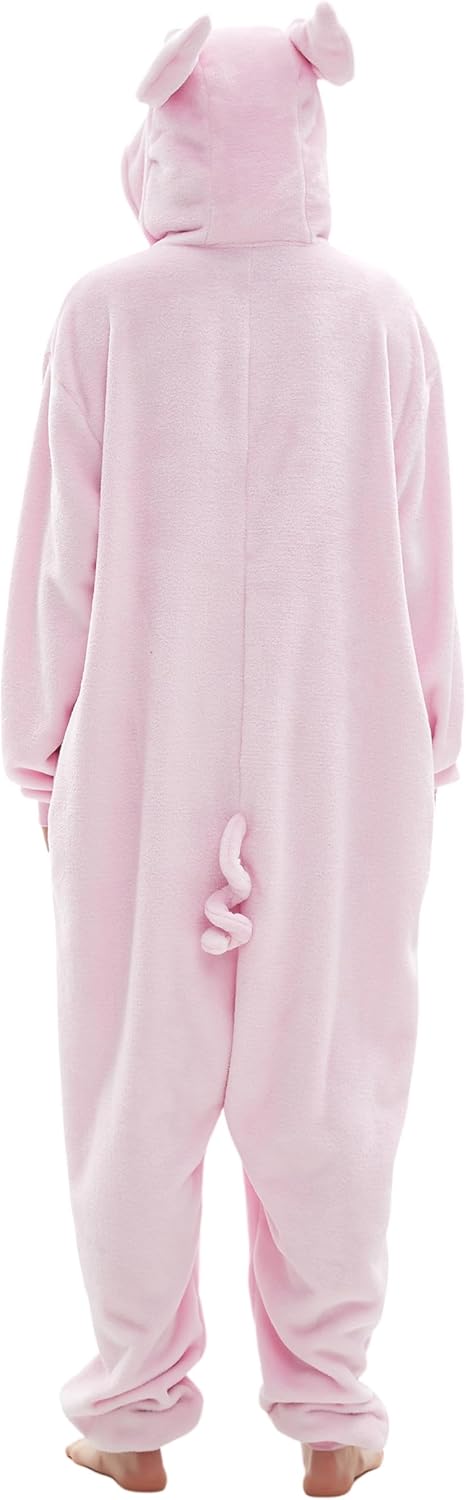 CuteOn Unisex Animal Onesie Pajamas Cosplay Halloween Costume Christmas Sleepwear Homewear for Adult Kids