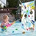 Toss Game Banner for Water Balloons, 4 Score Holes Shooter Target for Water Gun, Swimming Pool Fun Addition Toy for Throwing Water Bomb, Summer Splash Fun for Adults, Pool Party Supplies