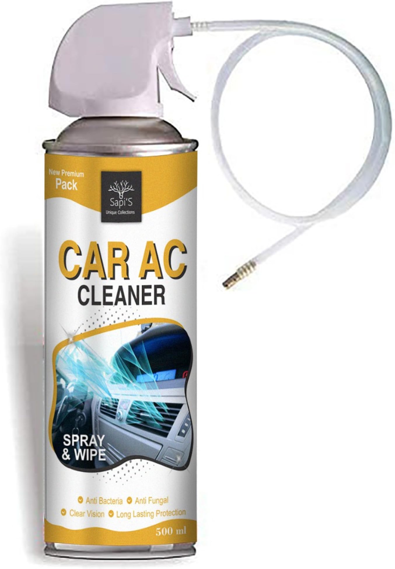 SAPI'S Car & Home AC Cleaner 500ml | Nebula Pipe Engine Cleaner | Powerful Deep Cleaning | Removes Dust, Mold & Odors-image-10