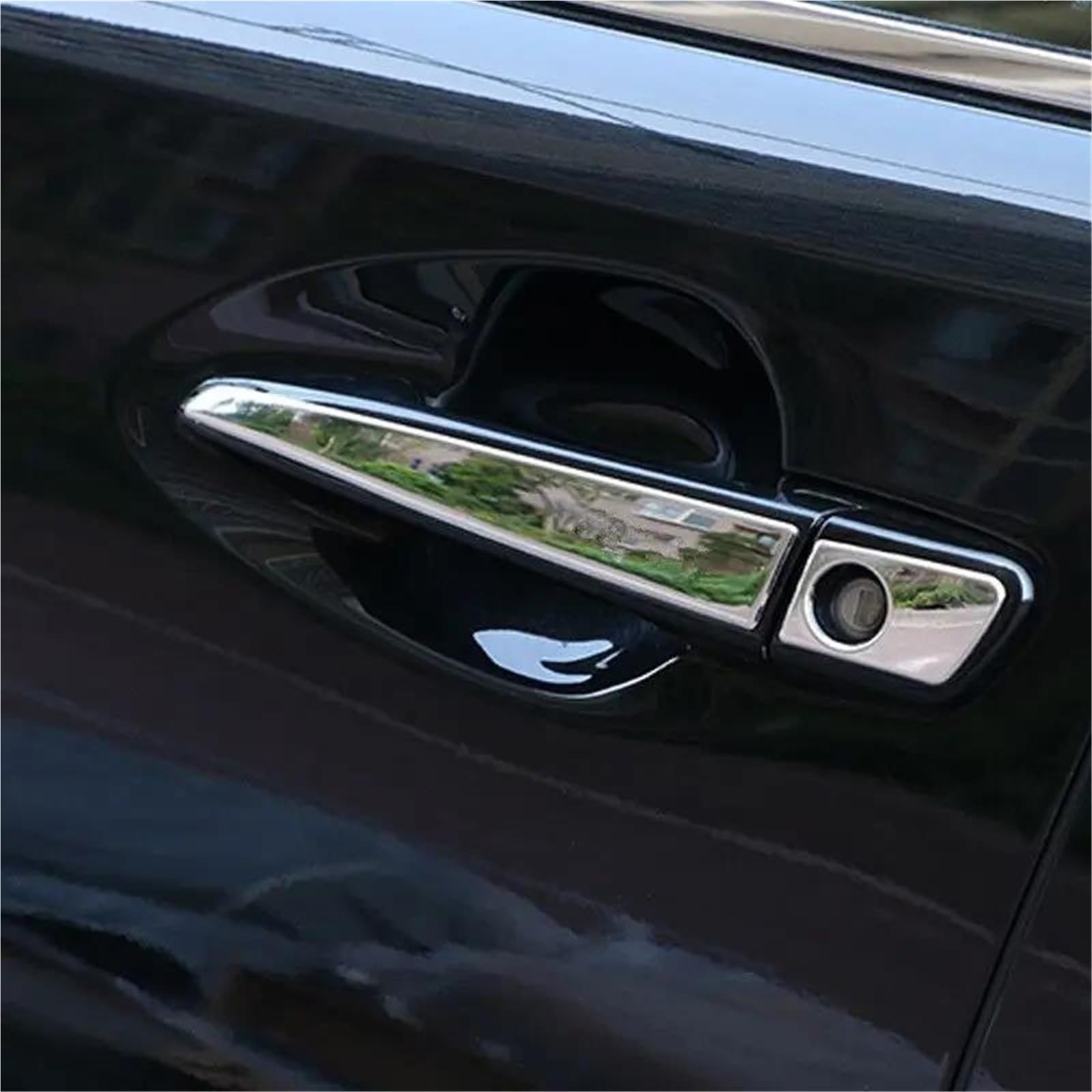 ZAPORA Chrome Car Door Handle Cover Trim Sticker Styling Accessories for Lexus RX RX270 RX350/450h 2009-2015