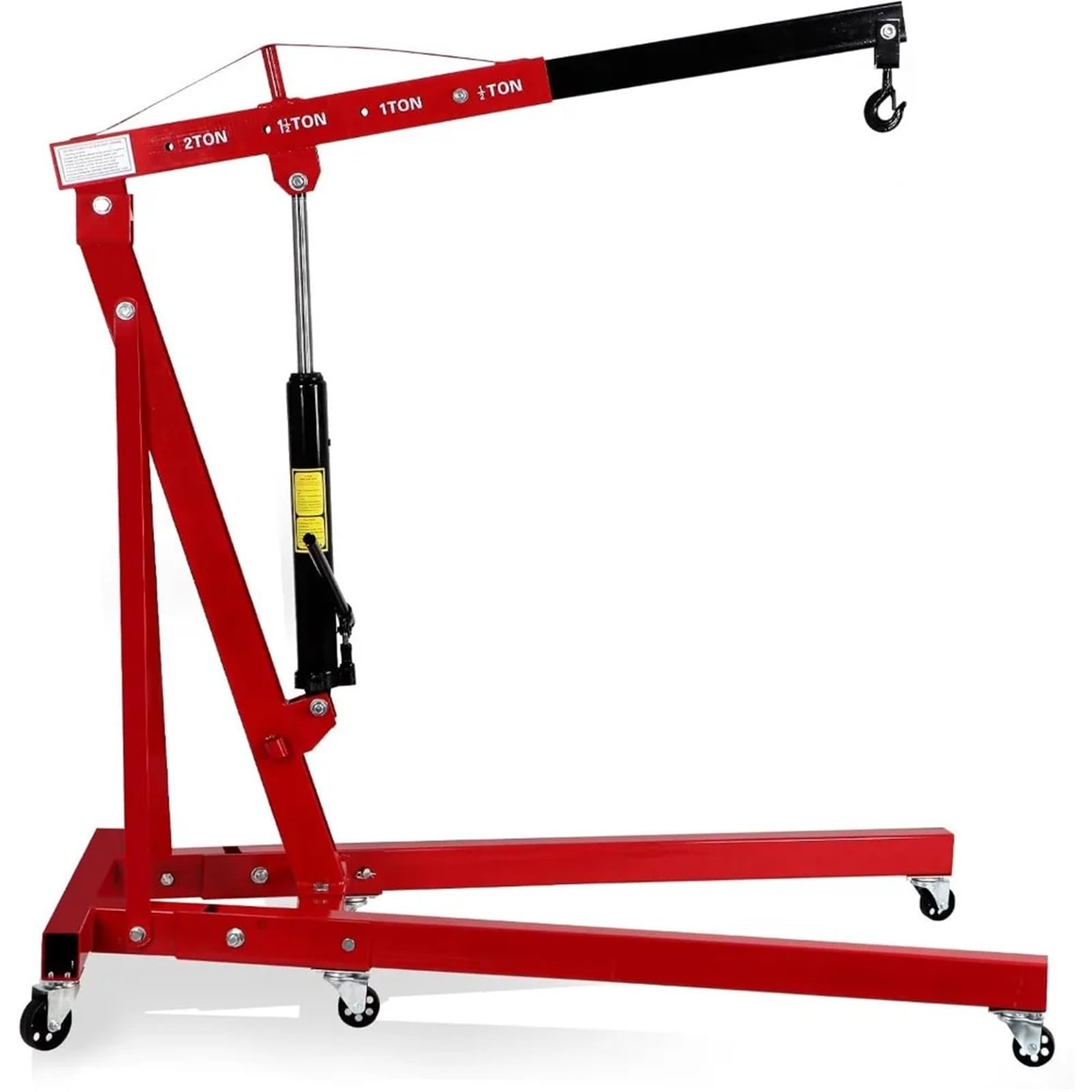 SDdPulse Lifting Tool Engine Hoist 2 Ton 4409 Lb Heavy Duty Folding Cherry Picker Engine Lift Hydraulic Tilting Engine Shop Crane Electric Hoists