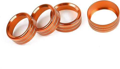 Miniatura 2 de Voodonala  Perillas para interruptor de aire acondicionado y faro delantero para Jeep Wrangler JL JLU y Gladiator JT modelo 2018-2021, aleación de