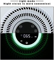 Vista 4 de Purificador de aire HEPA para el hogar, purificador inteligente de 3 etapas con alta eficiencia y filtro de carbono para habitación grande y hogar