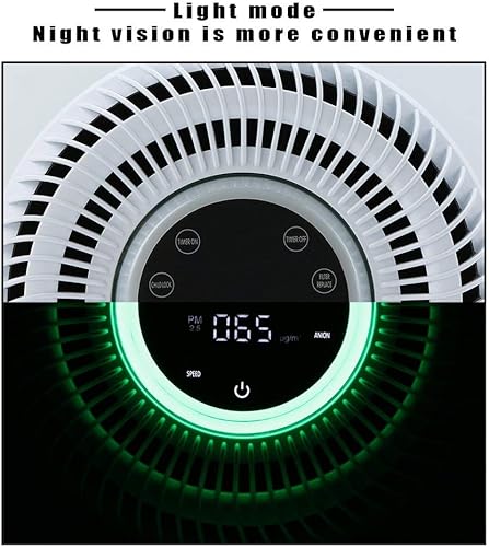Miniatura 4 de Purificador de aire HEPA para el hogar, purificador inteligente de 3 etapas con alta eficiencia y filtro de carbono para habitación grande y hogar,