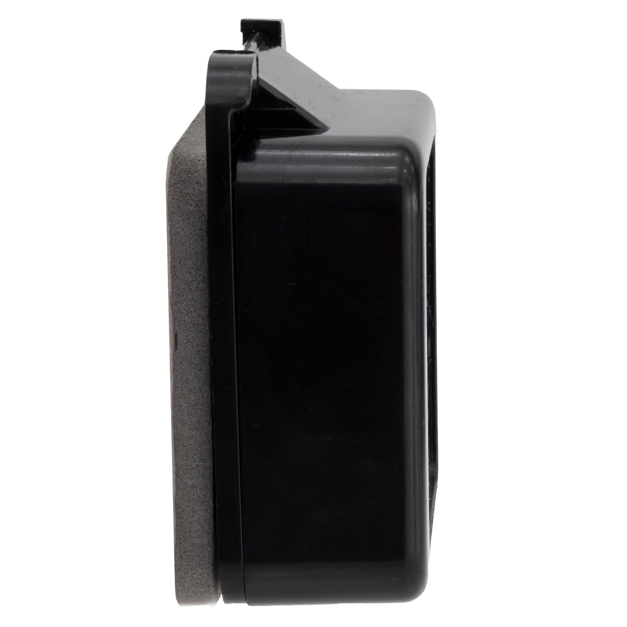 RecPro Placa de Entrada de TV por Cable RV | Antena coaxial/Conector de Cable | Opción Negra o Blanca (Negro)