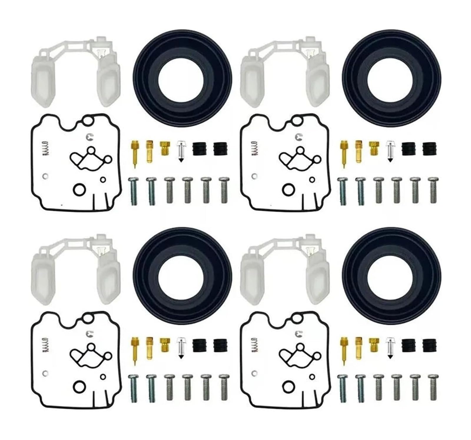 Per Yamaha FZR600R 1989-1999 Kit Di Riparazione Carburatore Per Moto Set Revisione Guarnizione E Membrana Kit Di Riparazione Carburatore Per Motociclette