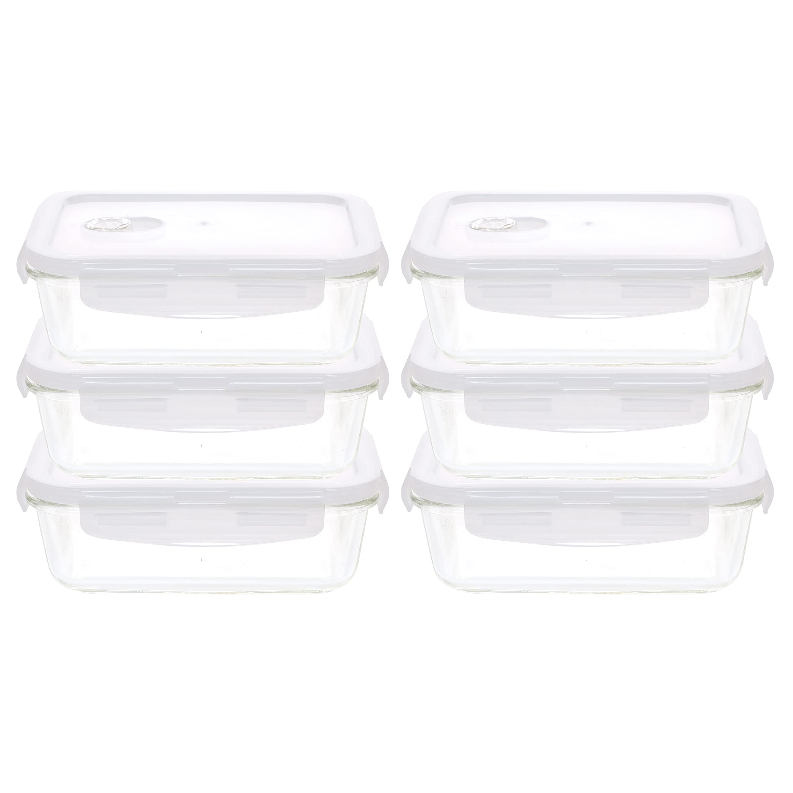 Glass Food Containers - Set of 4 -19 Glass Food Containers - Set of 4 -19