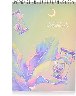 Sketch Book for Kids, 8”X11.5” 100 Pages(110gsm), Spiral Bound Artist Sketch Pad, Durable Acid Free Sketchbook for Painting, Sketching or Doodling, Best Gifts for Drawing Boys and Girls, White