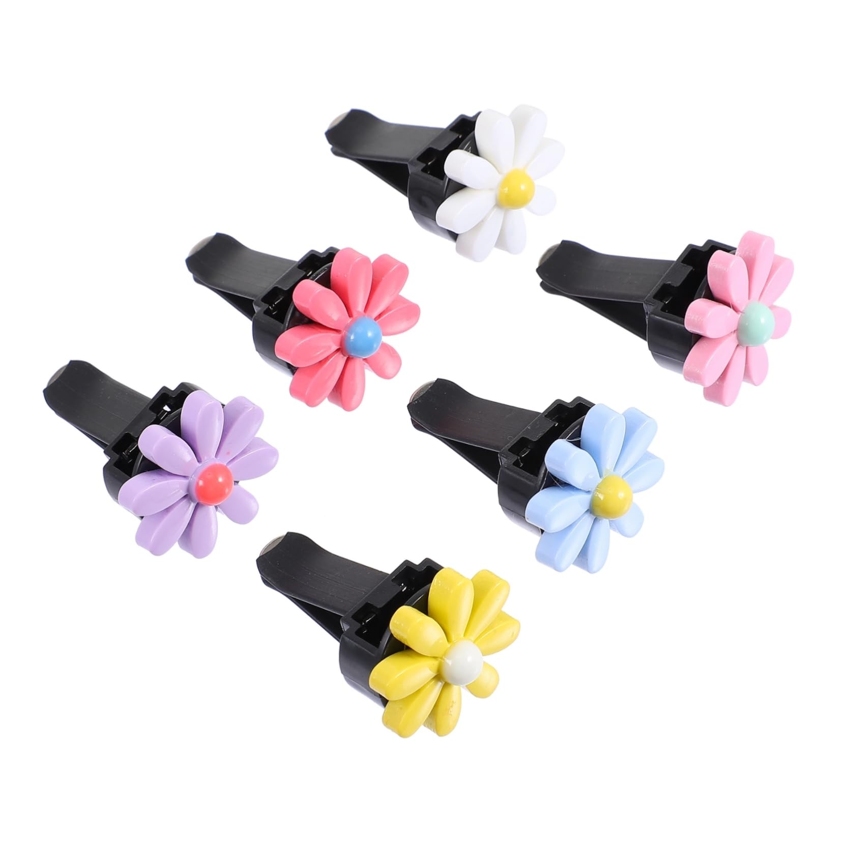 PartyKindom 30sätze Car Daisy Duftclip Teiliges Auto Aromadiffuser Blumen Ventil Clip Für Innenraum Dekoration Stilvolle Parfüm Clips Für Auto Büro Zuhause Einfach Zu Verwenden Und