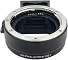 Lens Mount Adapter EF-EOS R, Autofocus Lens Converter, All-Metal Construction, Lens Mount Converter for Canon EF/EF-S Lens to EOS R, RP, R100, R50, R5C, R3, R6, R5 Camera Black