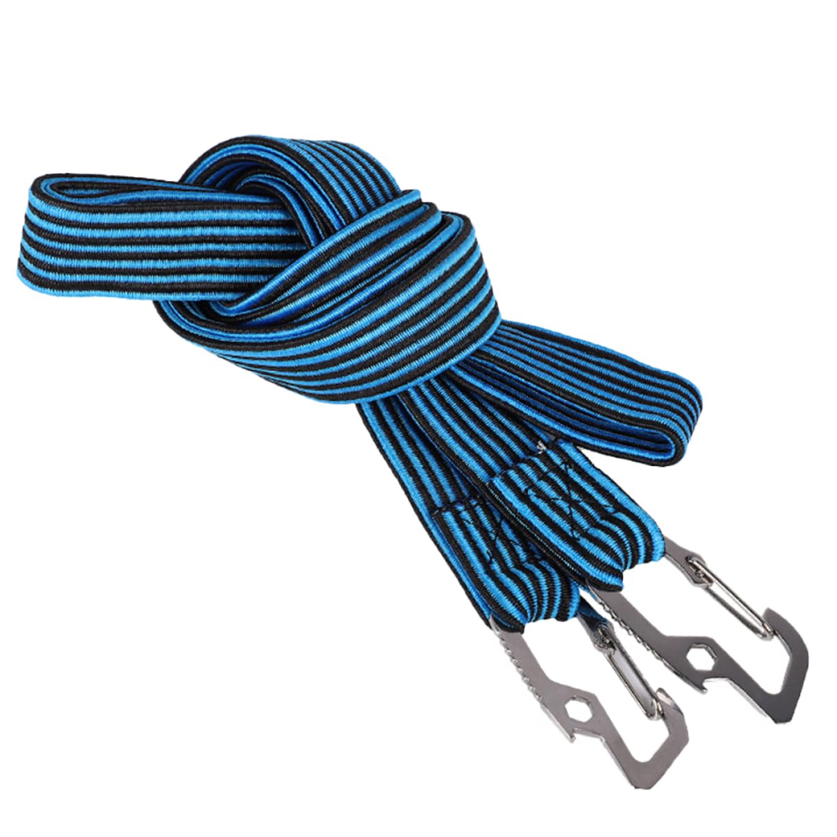 MOLUCKFU Bike Luggage Strap Motorcycle Cord Elastic Rope with Hooks Belts Bungee Jumping Cord Bike Elastic Rope Motorcycle Fixed Rope Bike Strap Bike Cargo Rack Elastic Bungee Cord Blue