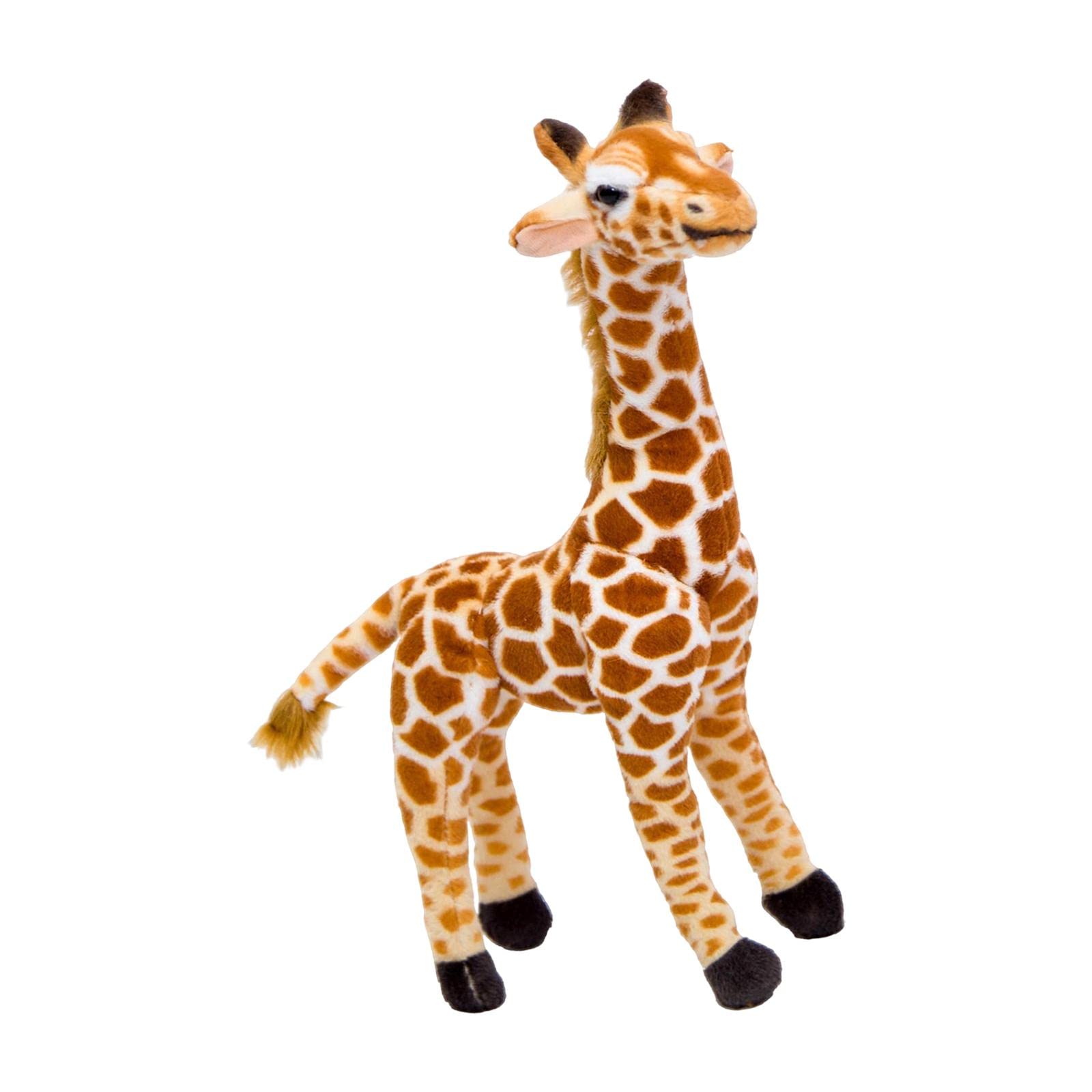 Peluche Délicat Girafe Oreiller Jouet Coussin Câlin Douceur Tissu Rembourré Adapté pour Cadeau Enfant Décoration Chambre Bureau Salon Voiture, 60CM