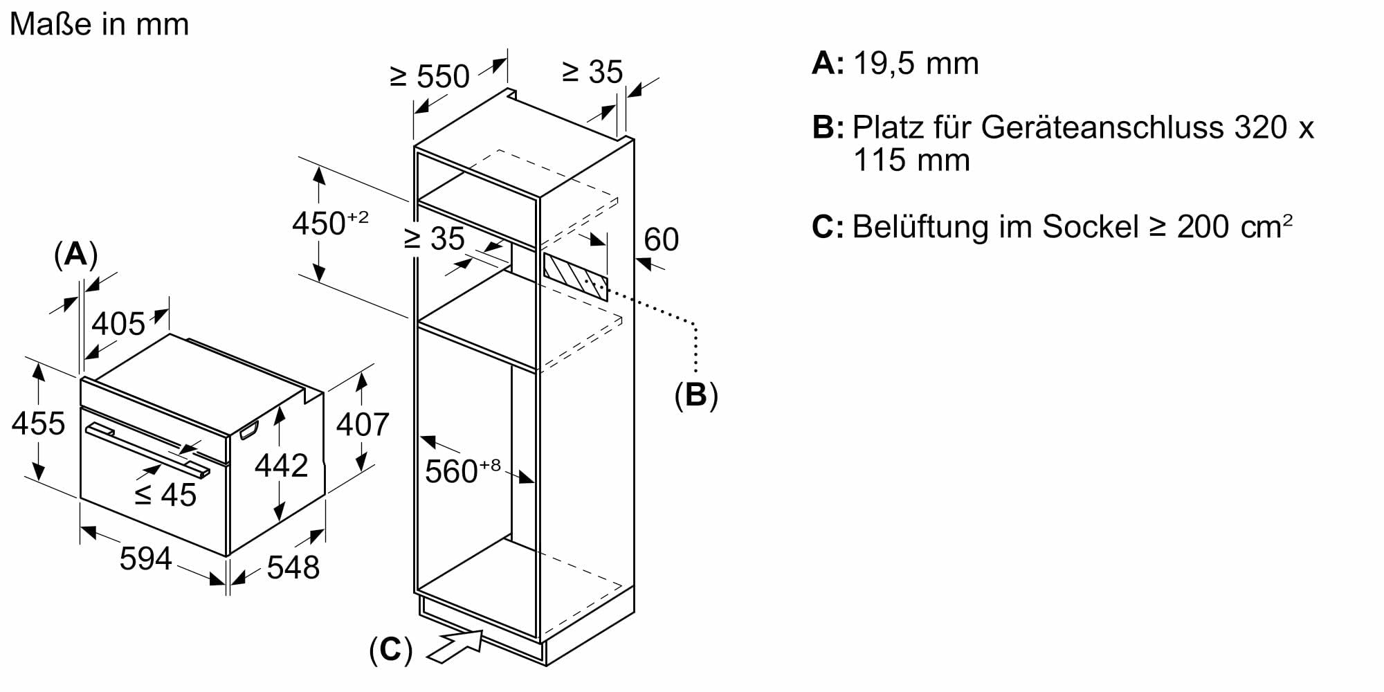 Siemens iQ700 CM724G1B1 Einbau-Kompaktbackofen mit Mikrowellenfunktion 60x45 cm 900 W Schwarz Hydrolyse Air Fry Teleskopauszug Farb-Touchscreen