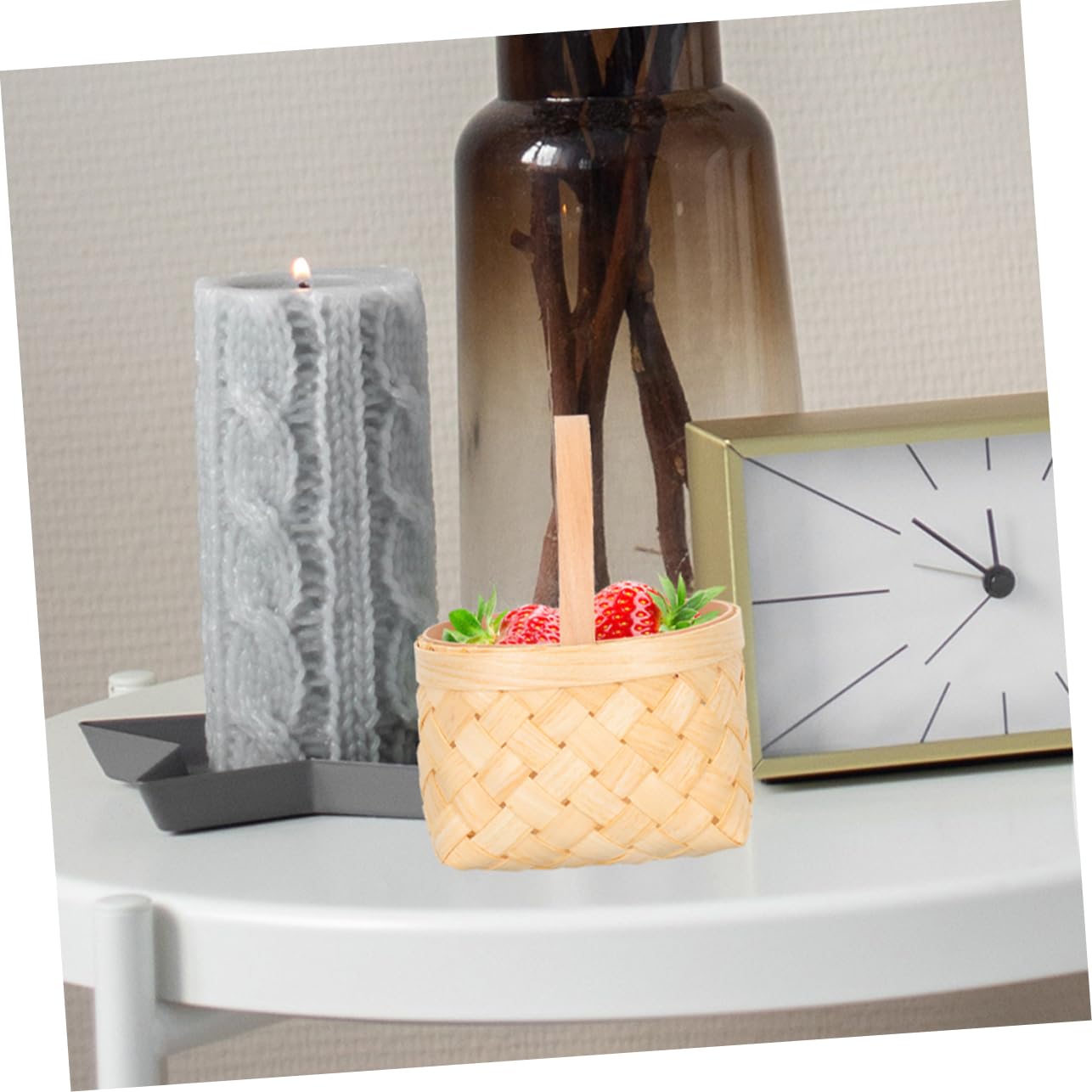 20 Mini-Weidenkörbchen Aus Holz – Handgeflochten, Ideal Für Deko, Hochzeiten, Partys Oder Als Mini-Blumenkörbchen