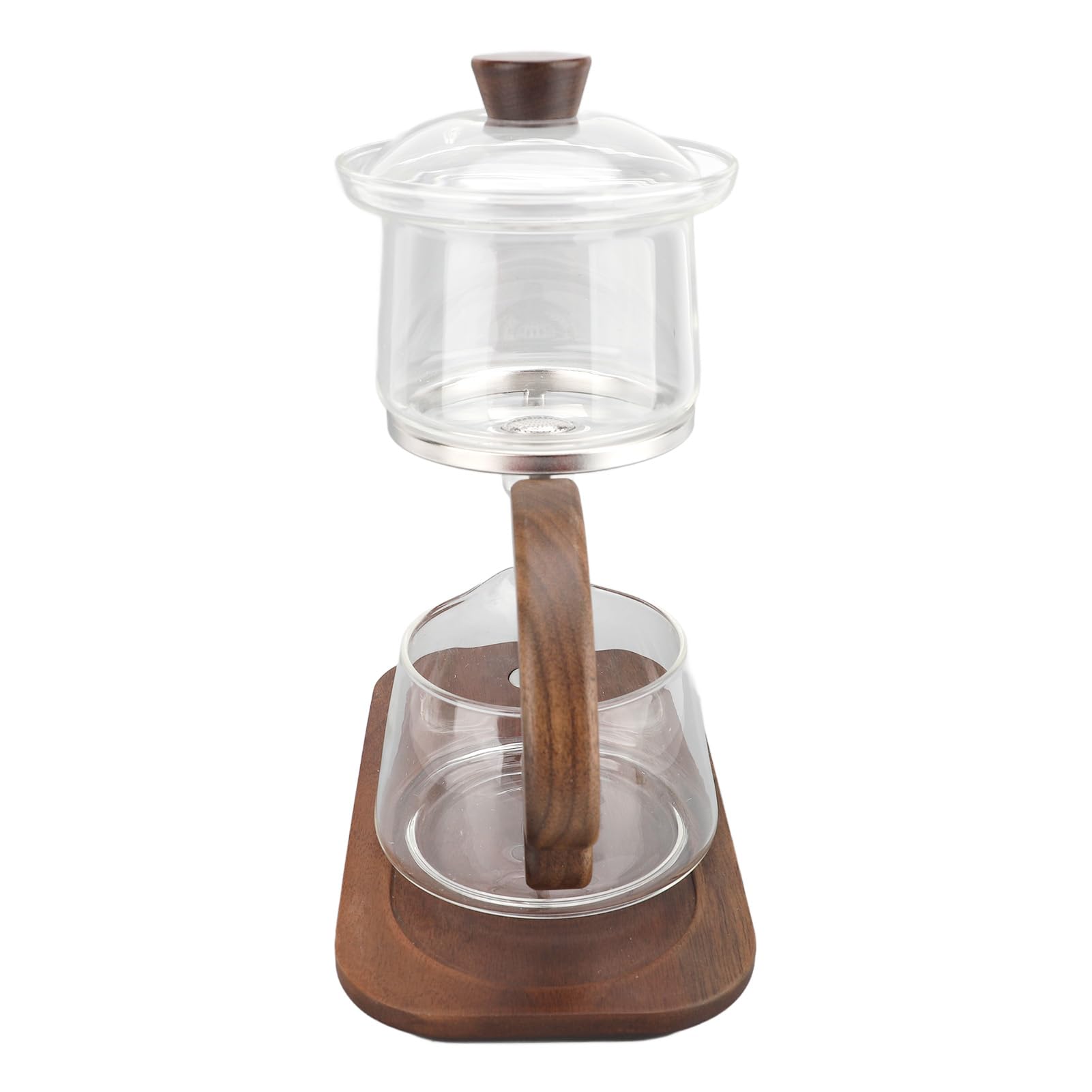 FTVOGUE Ensemble de Théière Paresseuse en Verre avec Poignée de Contrôle