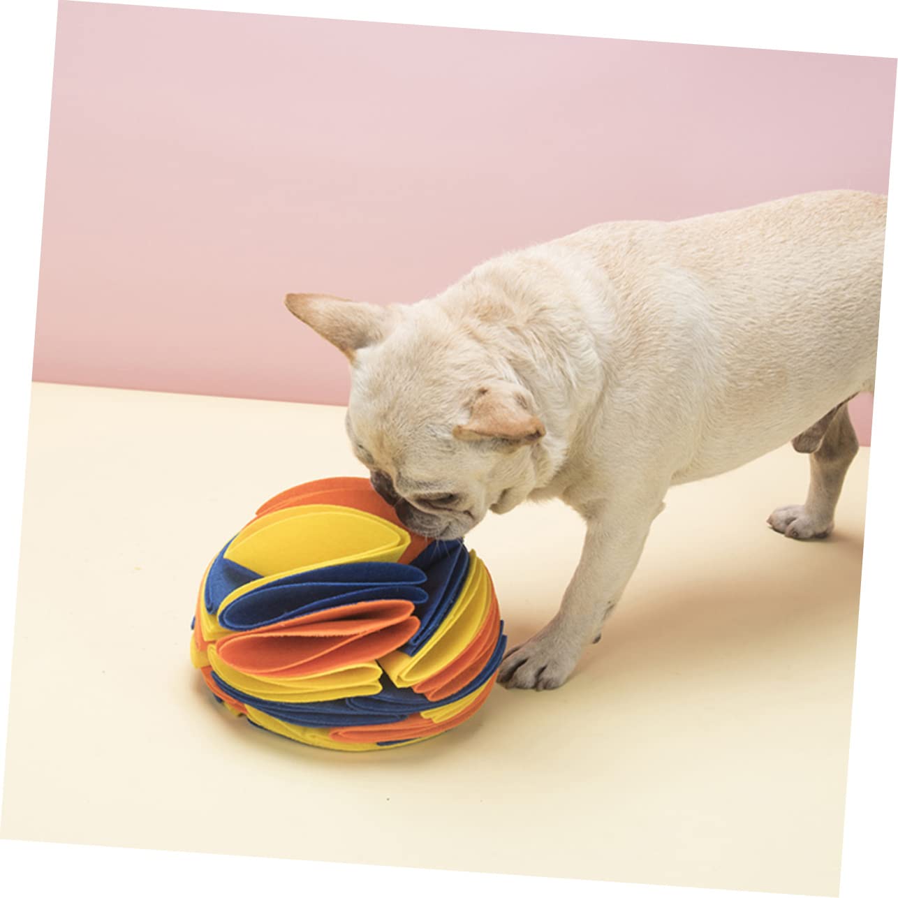 Sosoport 3stücke Pet Schnüffelball Für Hunde Interaktives Kauspielzeug Aus Strapazierfähigem Filz Langsame Futteraufnahme Für Welpen Fördert Spielverhalten Und Zerstörungsdrang