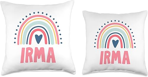 Miniatura 3 de Irma Name Custom Woman Myth Legend Pink Birthday Party Throw Pillow, 16x16, Multicolor