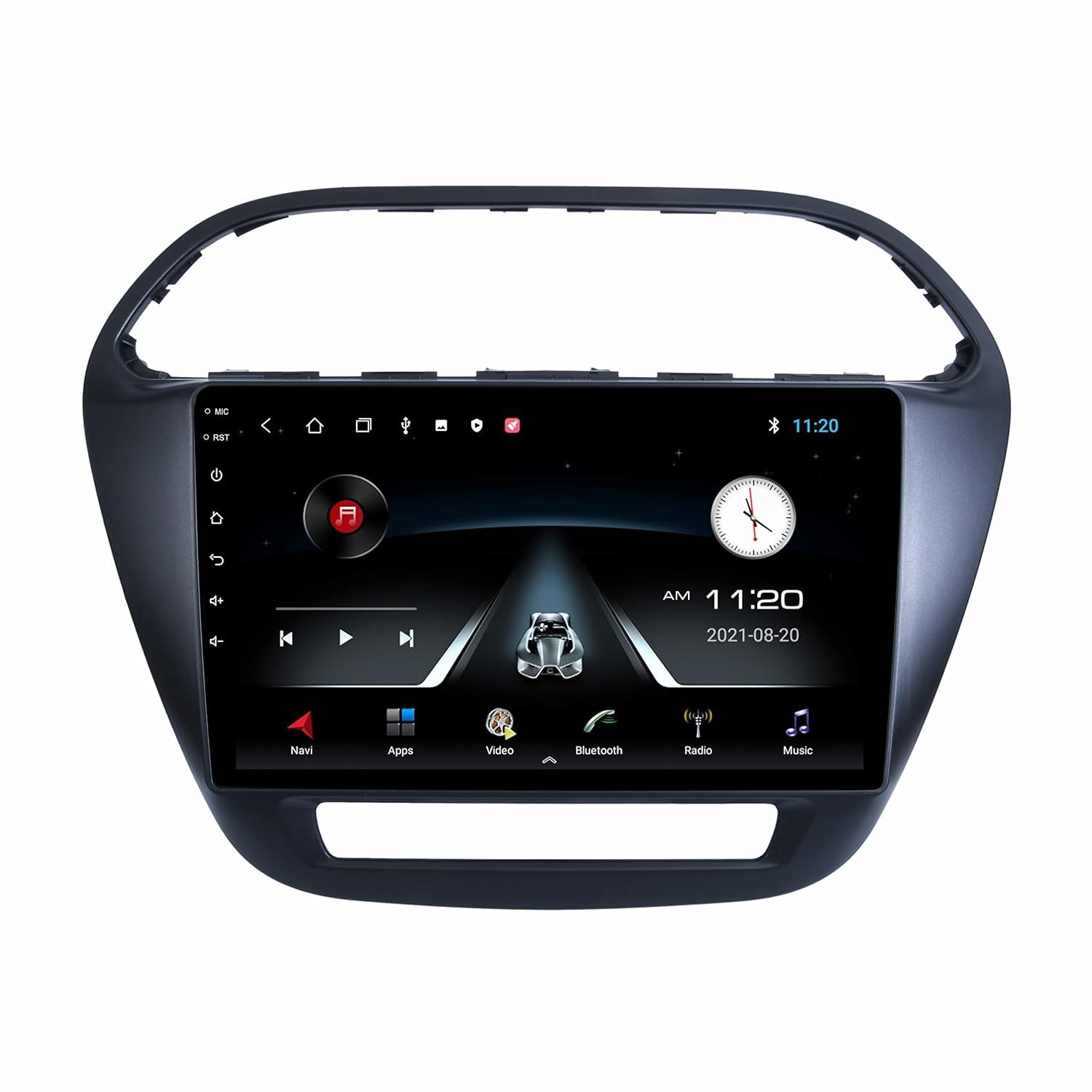 9" Android 14 Car Stereo for Tata Tiago | 4GB+64GB | Apple CarPlay & Android Auto | Full HD Touch | WiFi | GPS | Bluetooth | DSP Sound | Reverse Camera | Frame | 1 Year Warranty-image-3