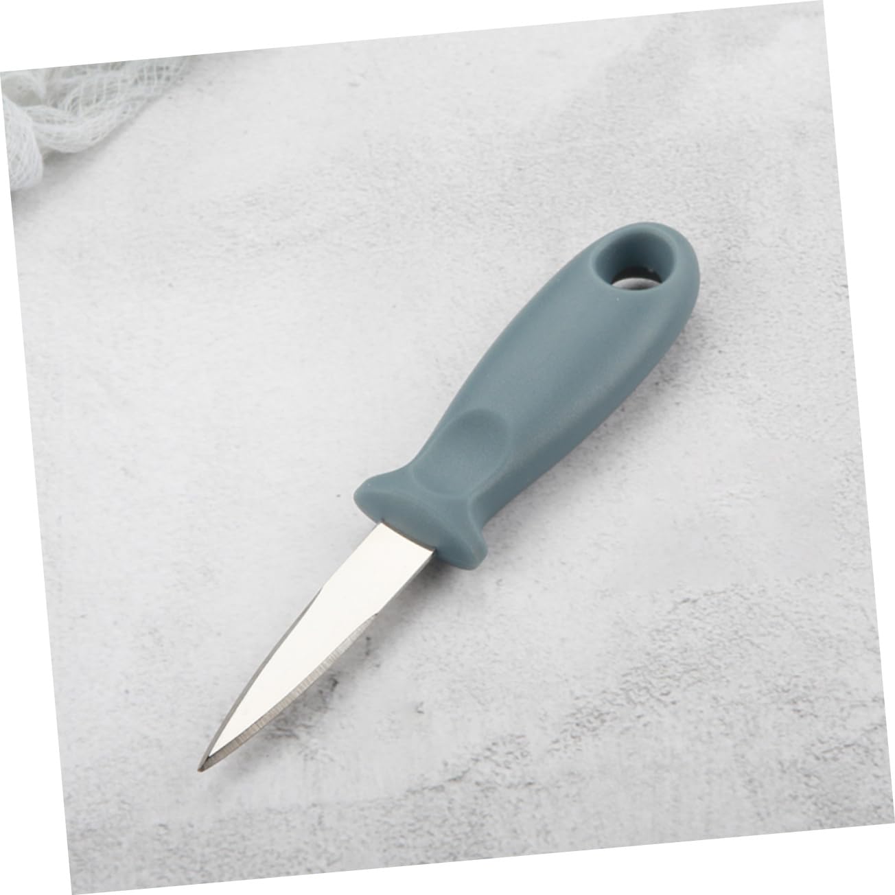 SHOWERORO Coltello Per Ostriche in Acciaio Inossidabile Apri Vongole e Ostriche Con Manico in Plastica Utensili Per Crostacei